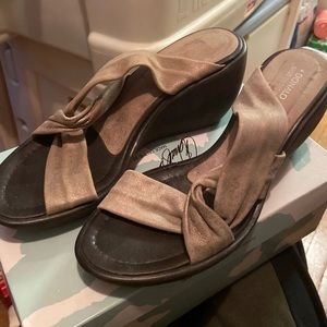 Donald Pliner wedge sandals